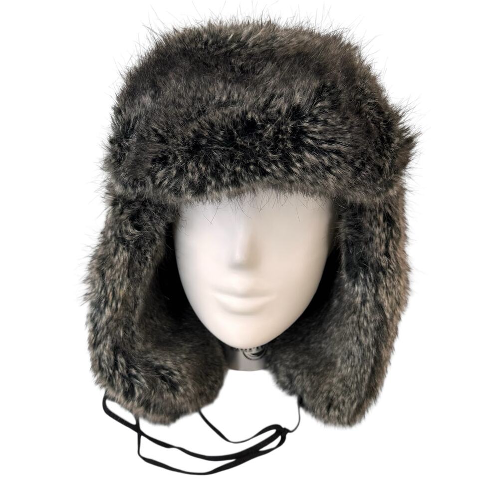 Simply Vera Faux Fur Trappe Hat Winter Aviator Ear Flap Ushanka Cold Weather